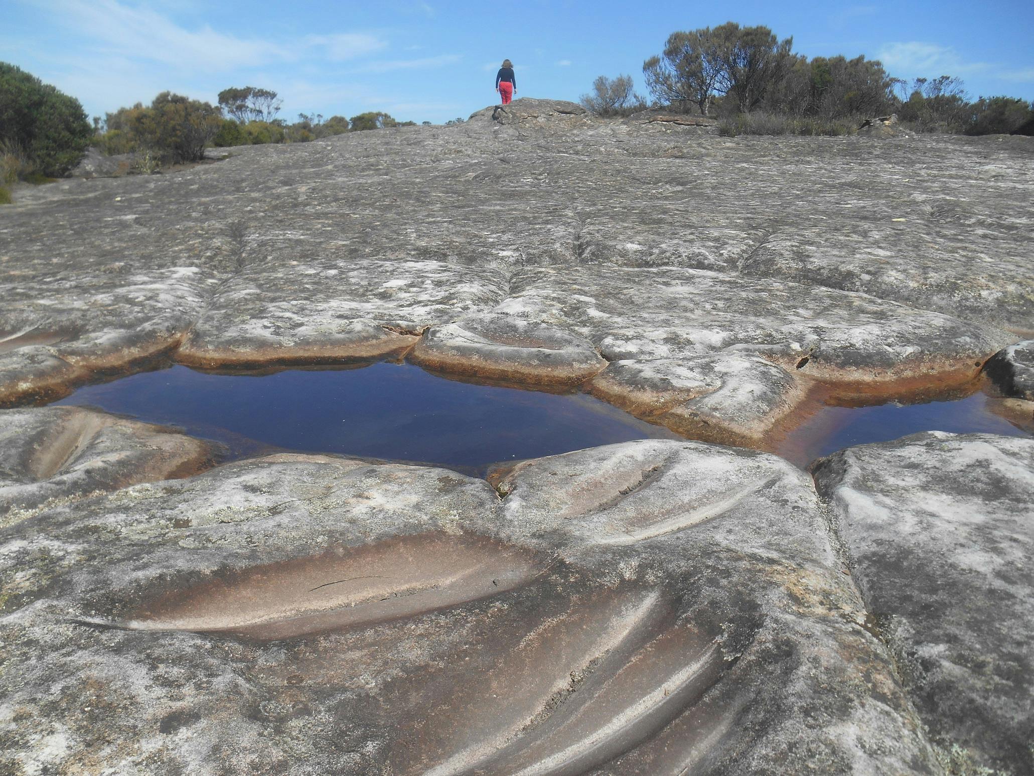 Connection to country, one of many places where links to our first people are part of the landscape, near Wentworth Falls.