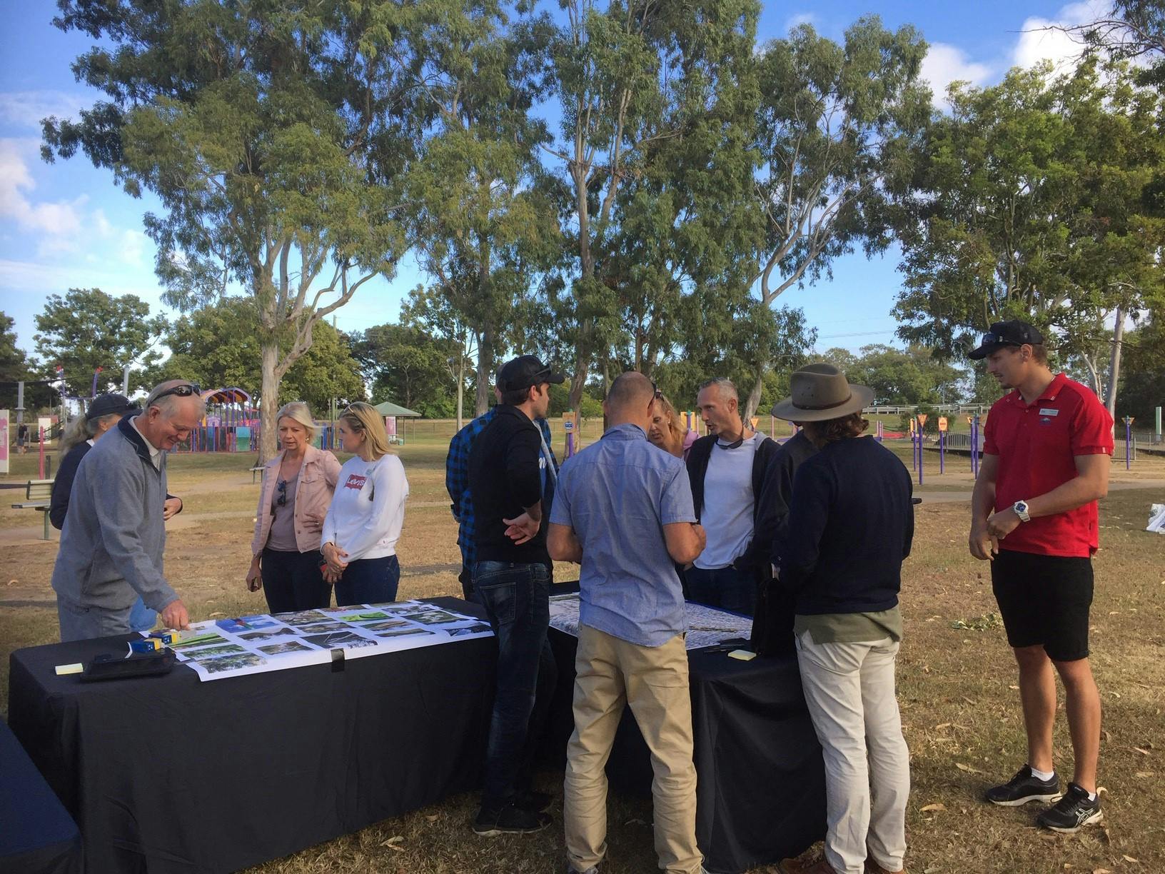 Tremendous feedback from residents at the Design your Creek session Saturday 22 May 2021