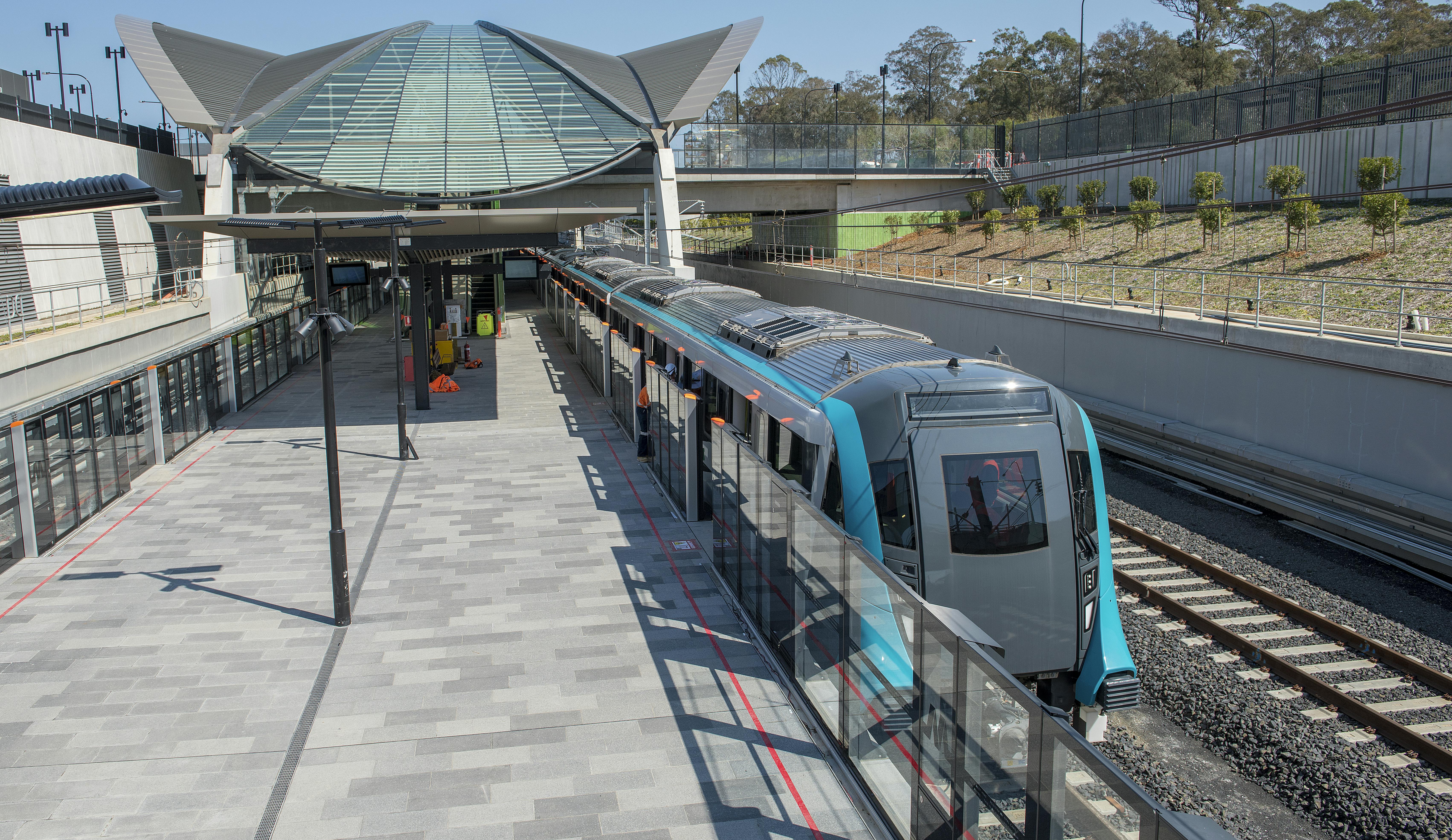 Sydney Metro Tallawong Station Testing
