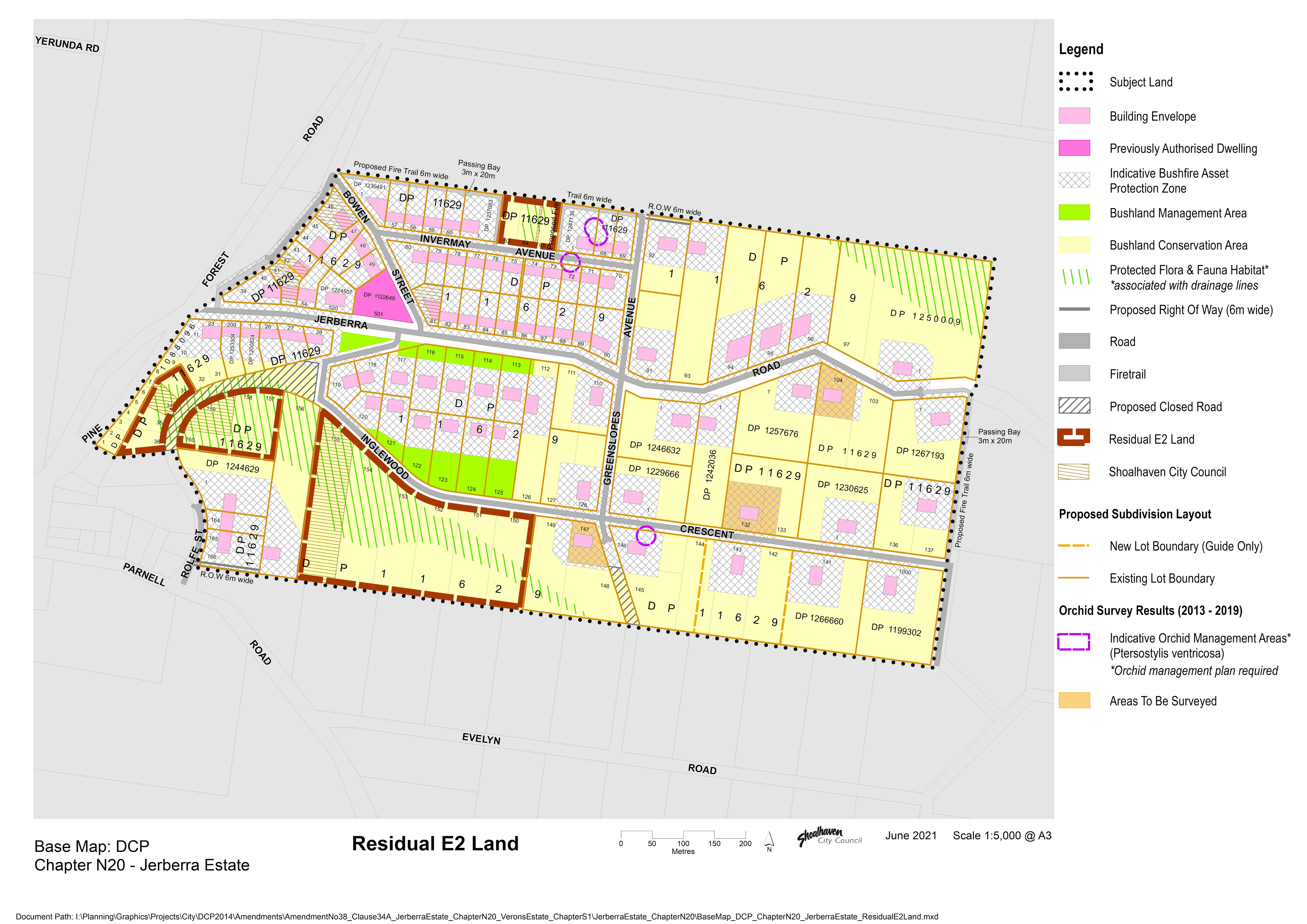 Figure 2: Jerberra Estate - Residual E2 Environment Conservation Land