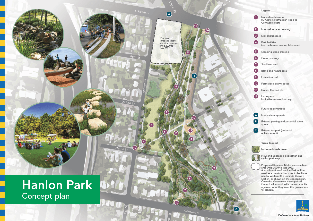 Hanlon Park final concept plan