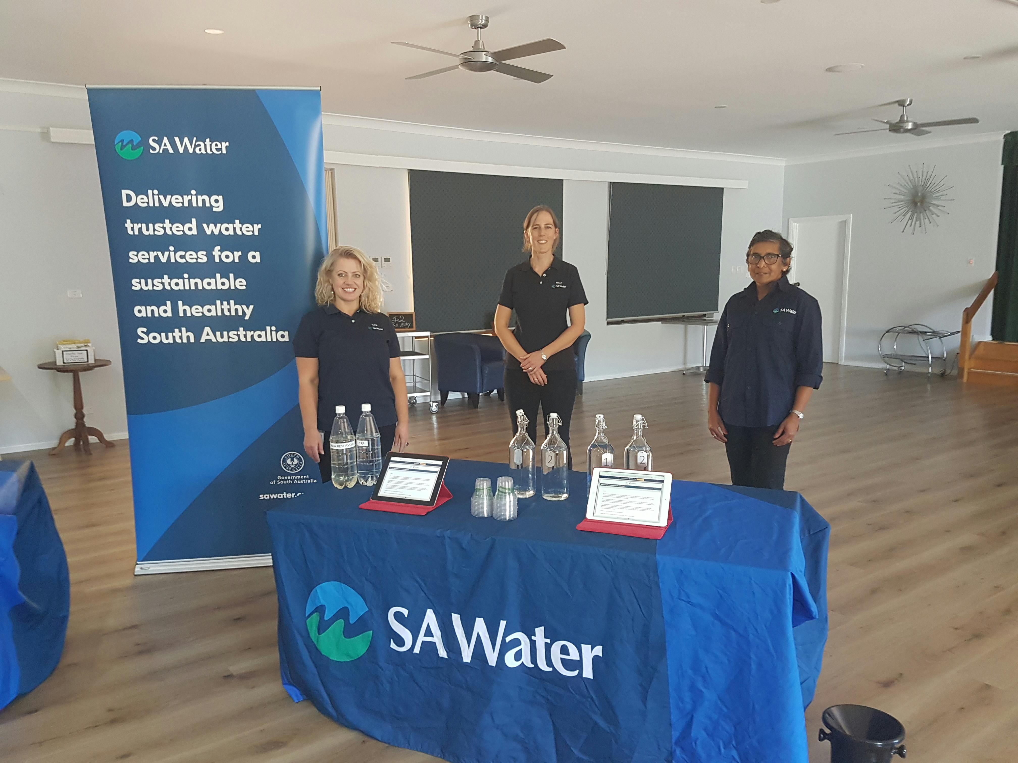 Fleurieu water tasting drop in session