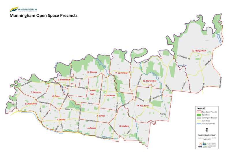Open Space Strategy Precincts