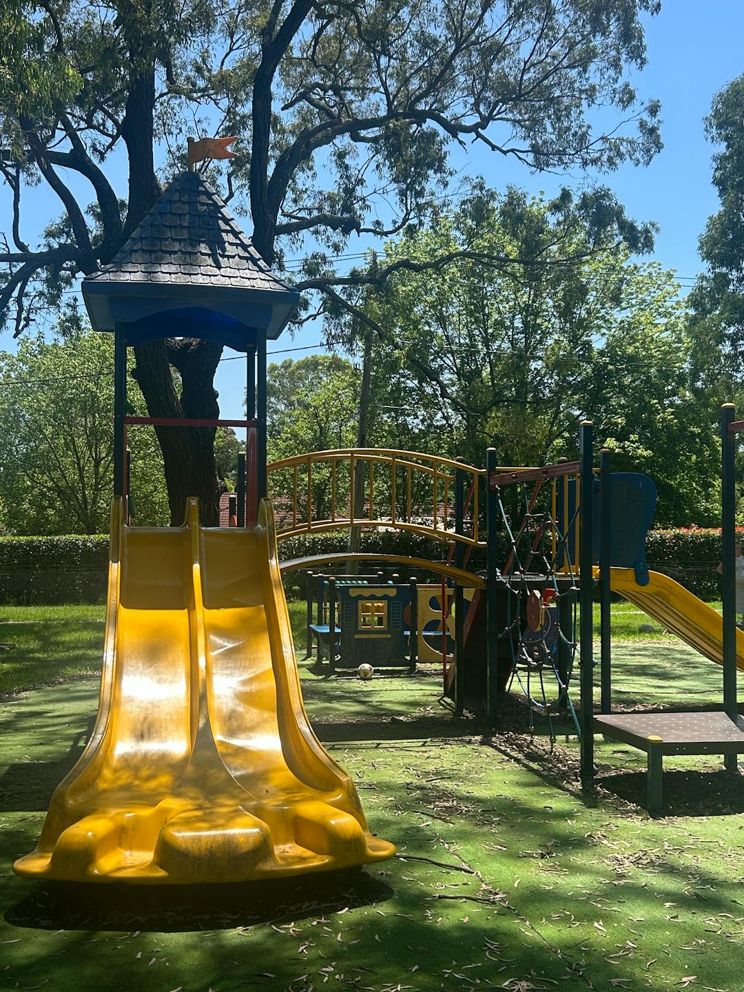 Photo of the existing play equipment at McMahon Park