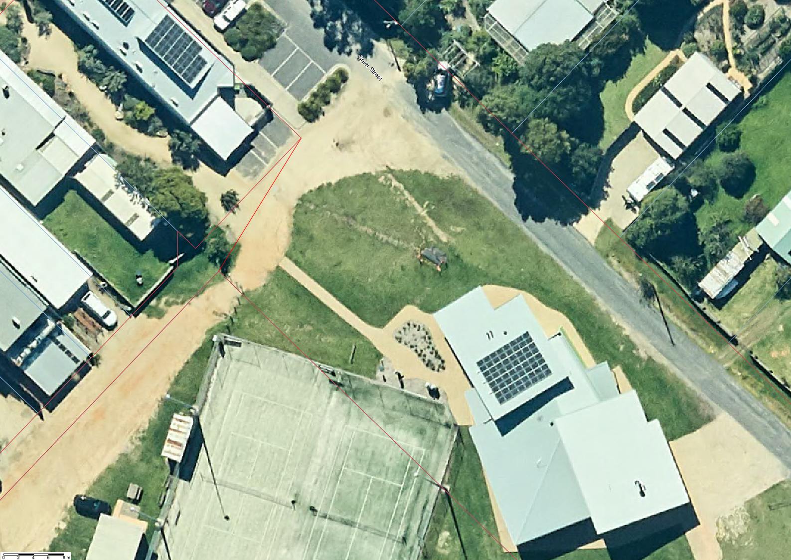 Greer street car park aerial 15/12/2022