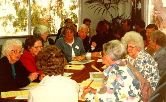 Local residents at the Heritage Celebration June 1996