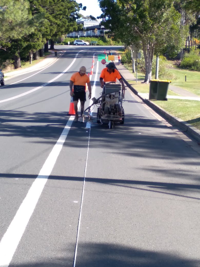 Installation of protected, on-road bike lane in Beach Street