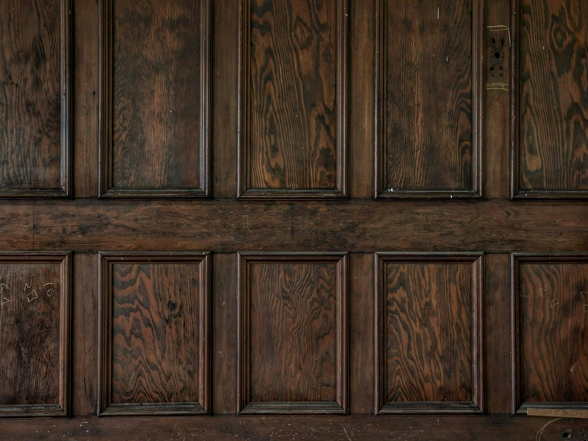 St Brigid's interior wood panelling
