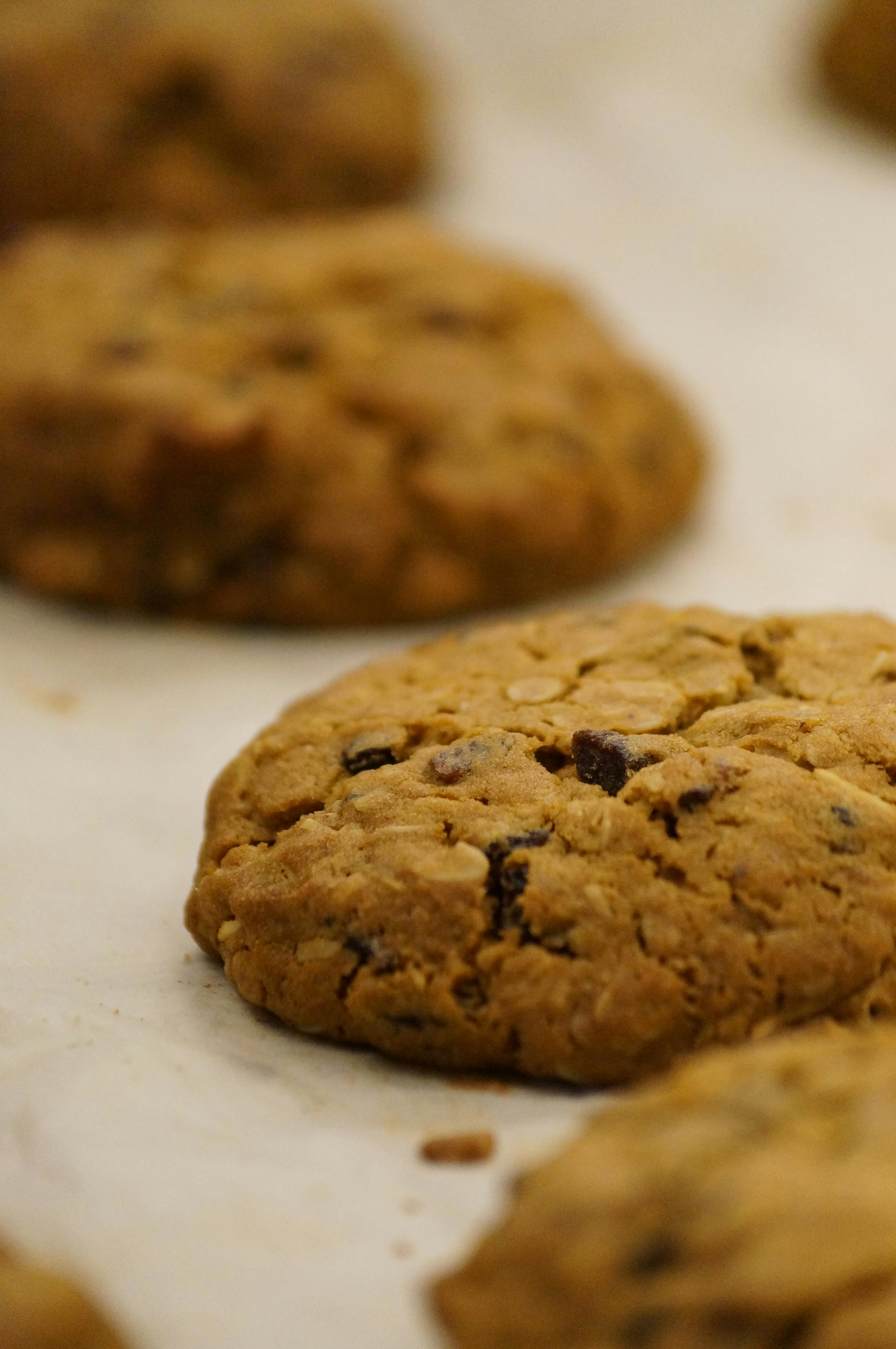 Freshly baked handmade cookies out of the Whisk and Pin oven in katoomba. www.whiskandpin.com.au