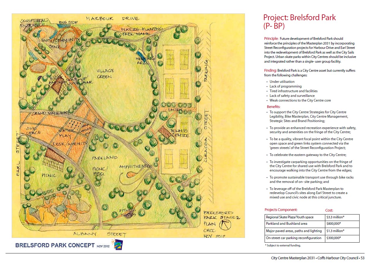 Brelsford Park Masterplan