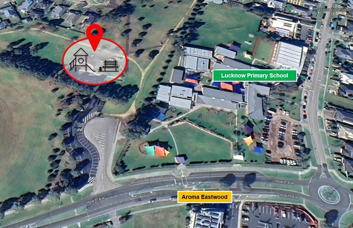 location of the Eastwood play space 