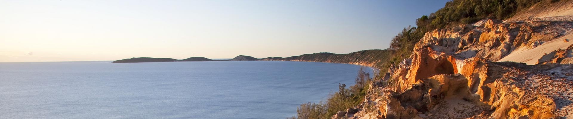 View along Cooloola coastline