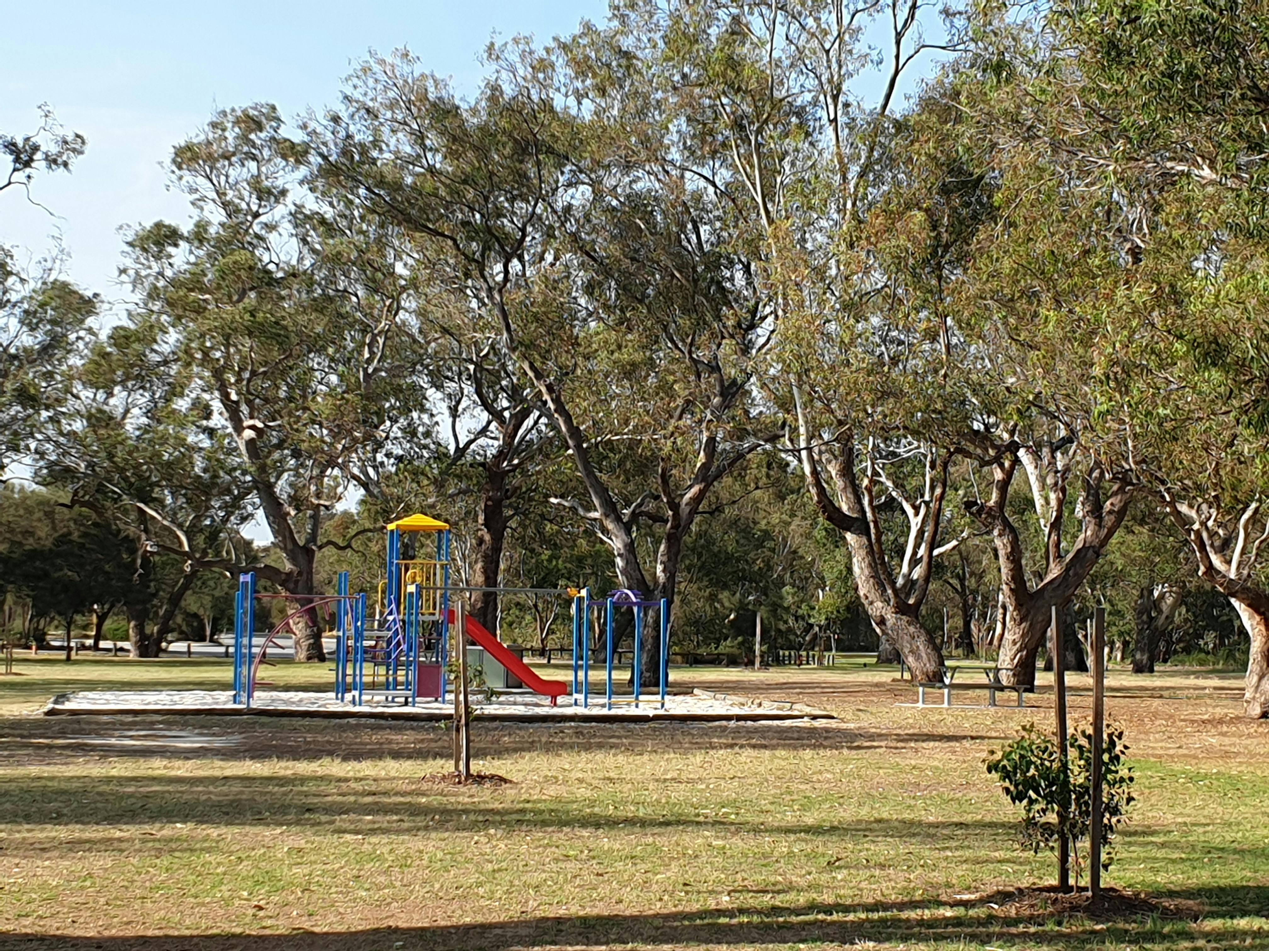 Existing play equipment 