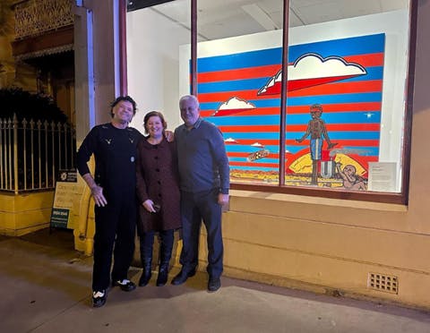 Opening night with Blak Douglas