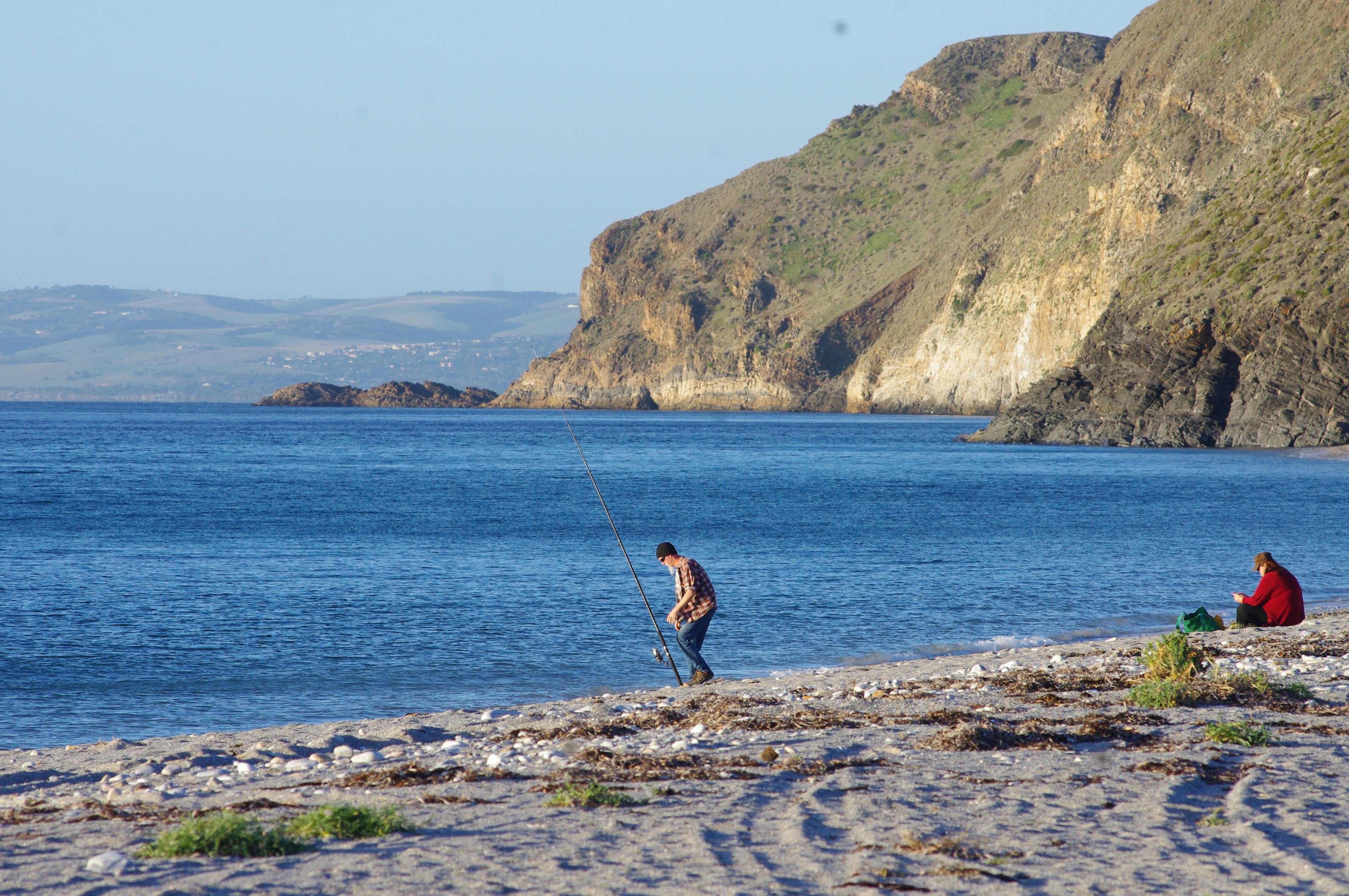 Fishing at Rapid Bay