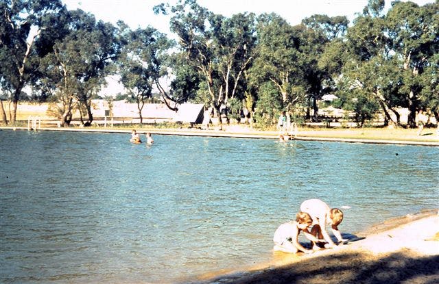 An early snapshot of summertime fun at the Naracoorte Swimming Lake