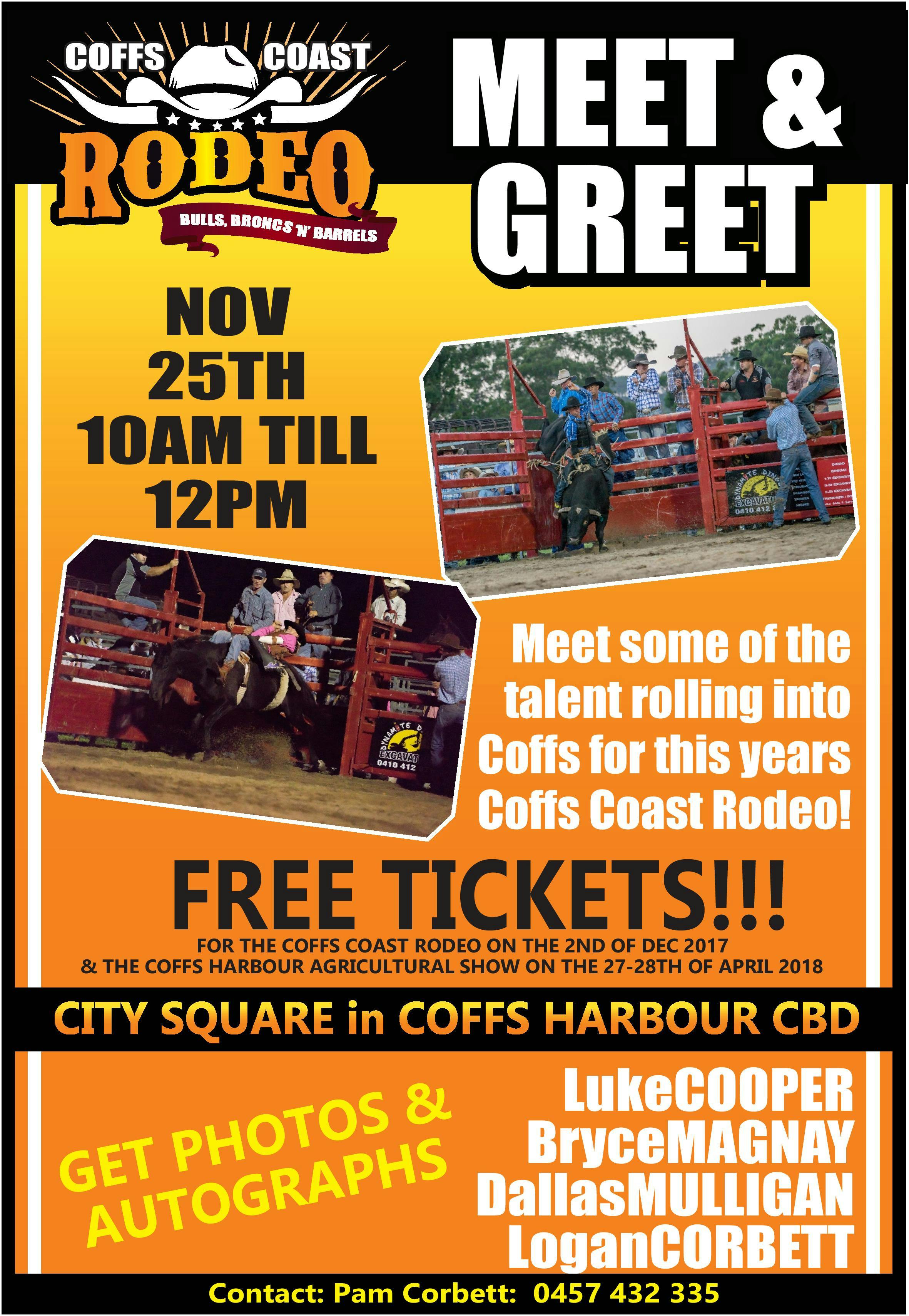 Mall Meet And Greet - Coffs Coast Rodeo Cowboys