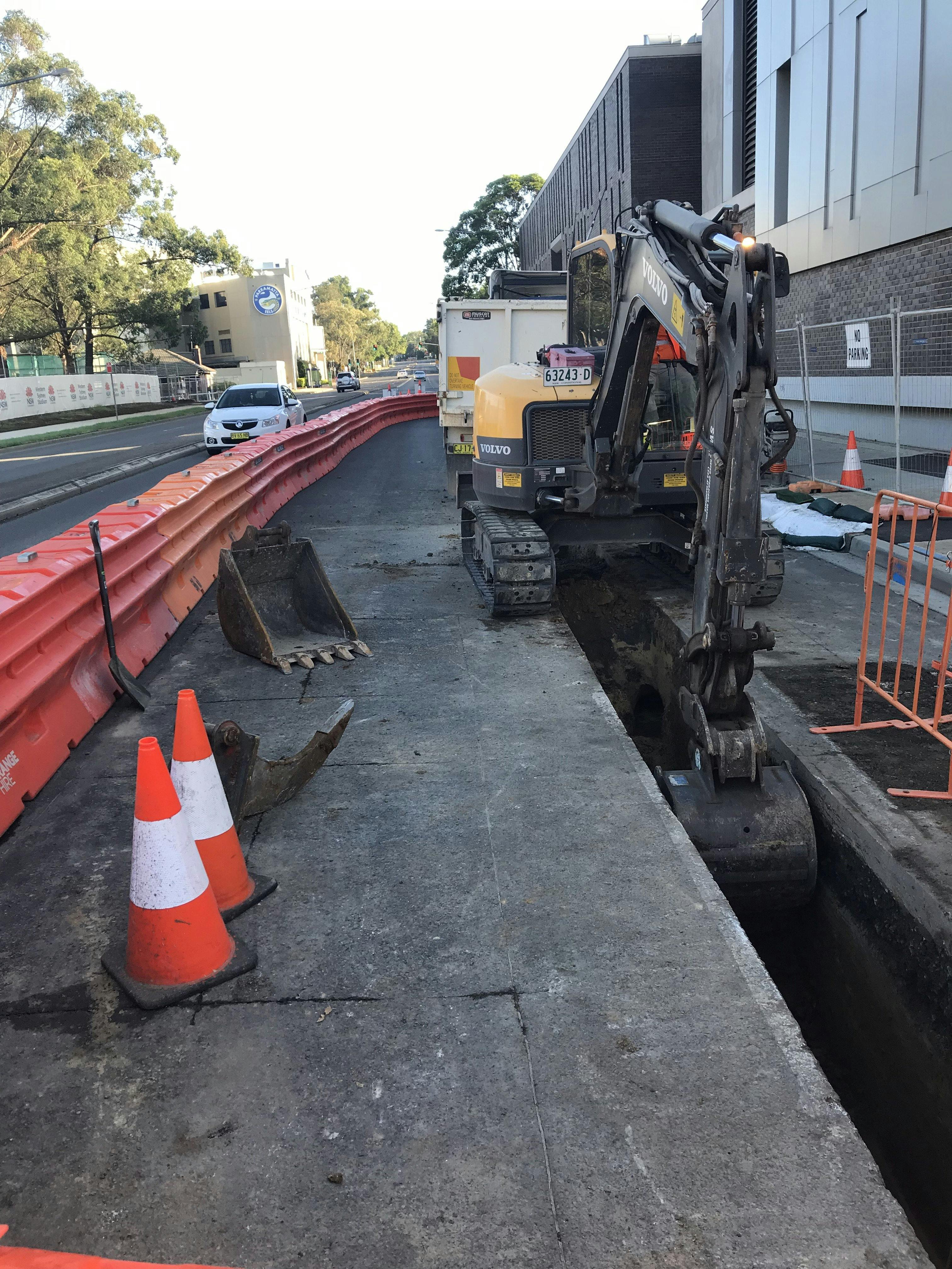 Parramatta Light Rail’s Enabling Works team have been busy with utilities work over the last month