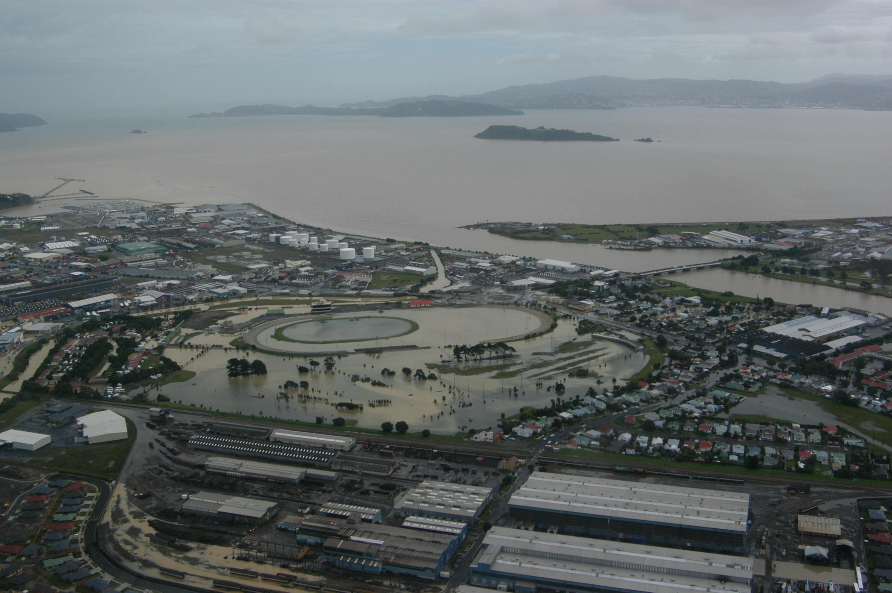 Flooding Hutt Raceway