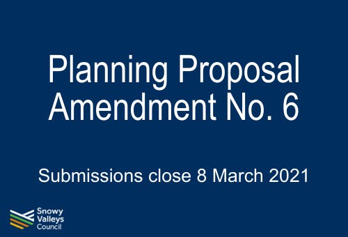 Planning Proposal Amendment No.6