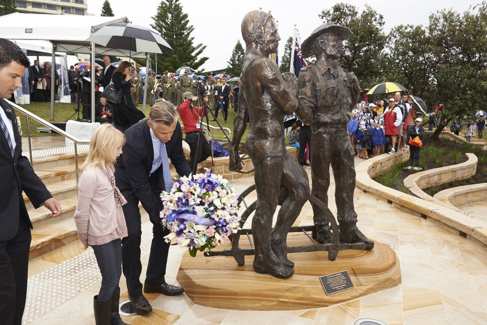 Fallen Lifesavers Memorial official opening 27 April 2014