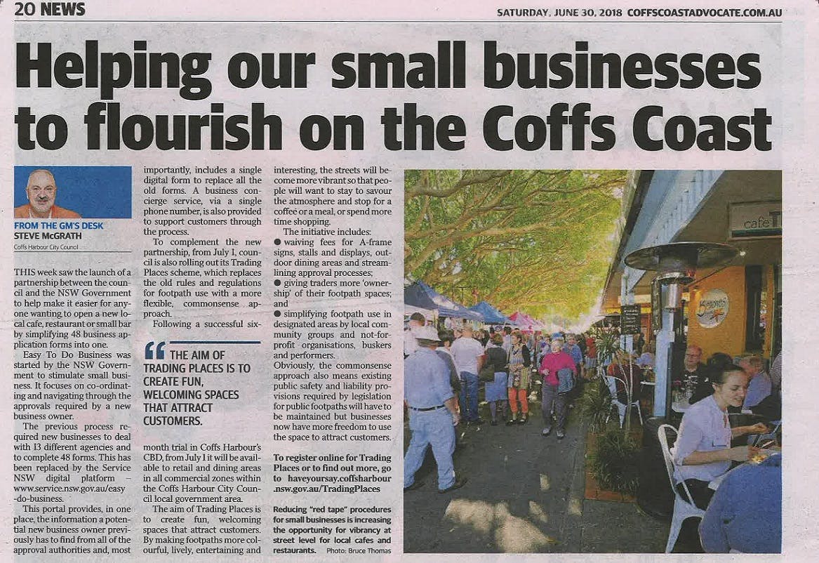 Helping our small businesses to flourish on the Coffs Coast
