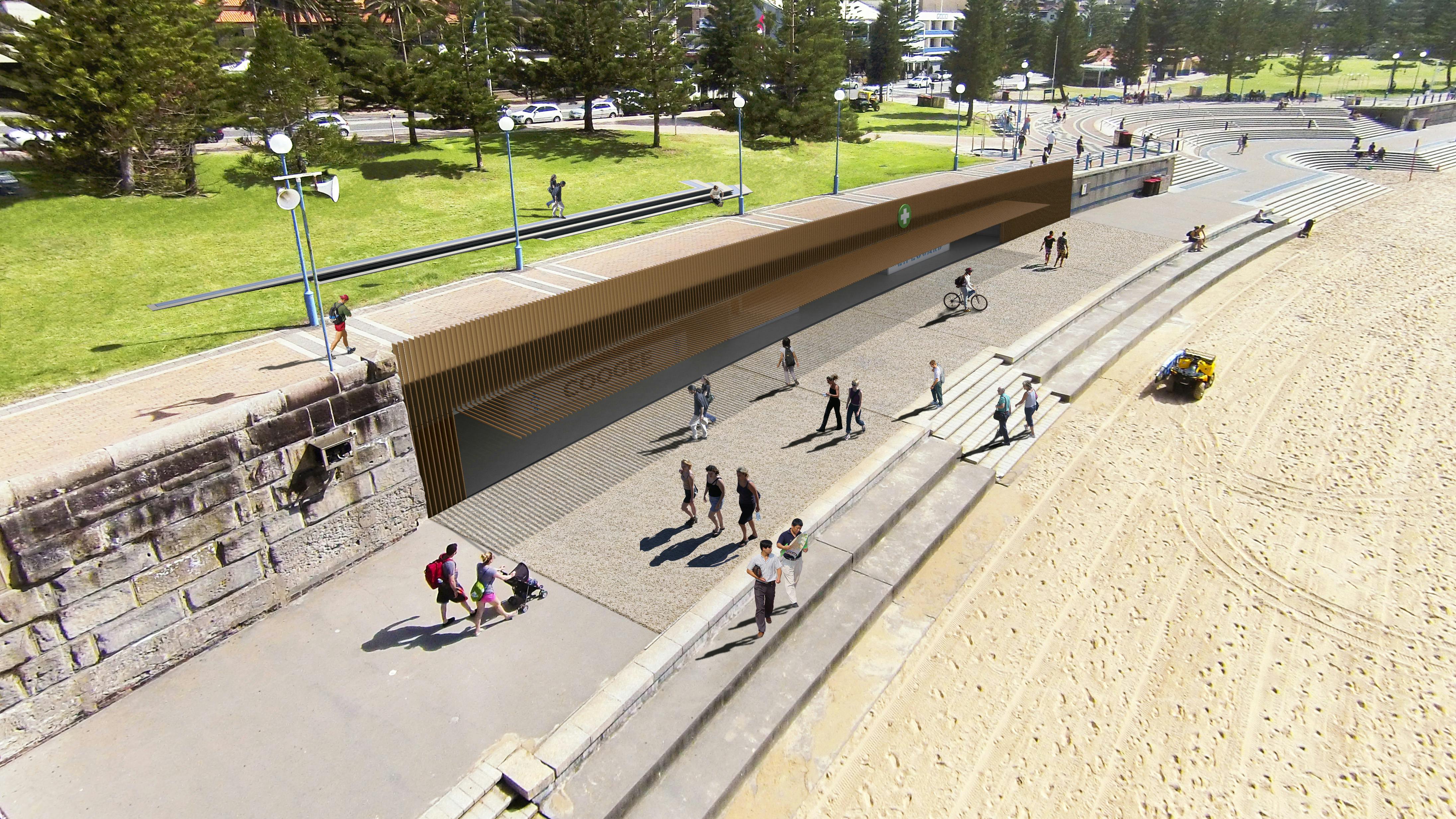 New toilets at Coogee Beach