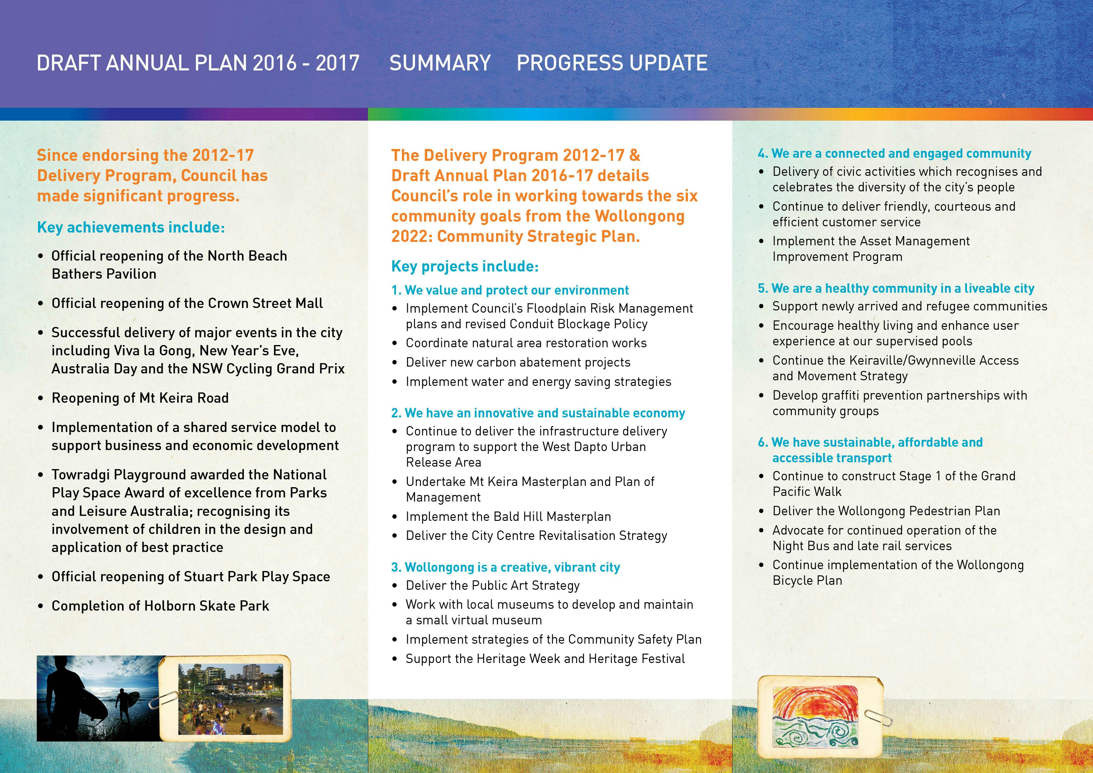 Annual Plan 2016-17 Flyer Page 2