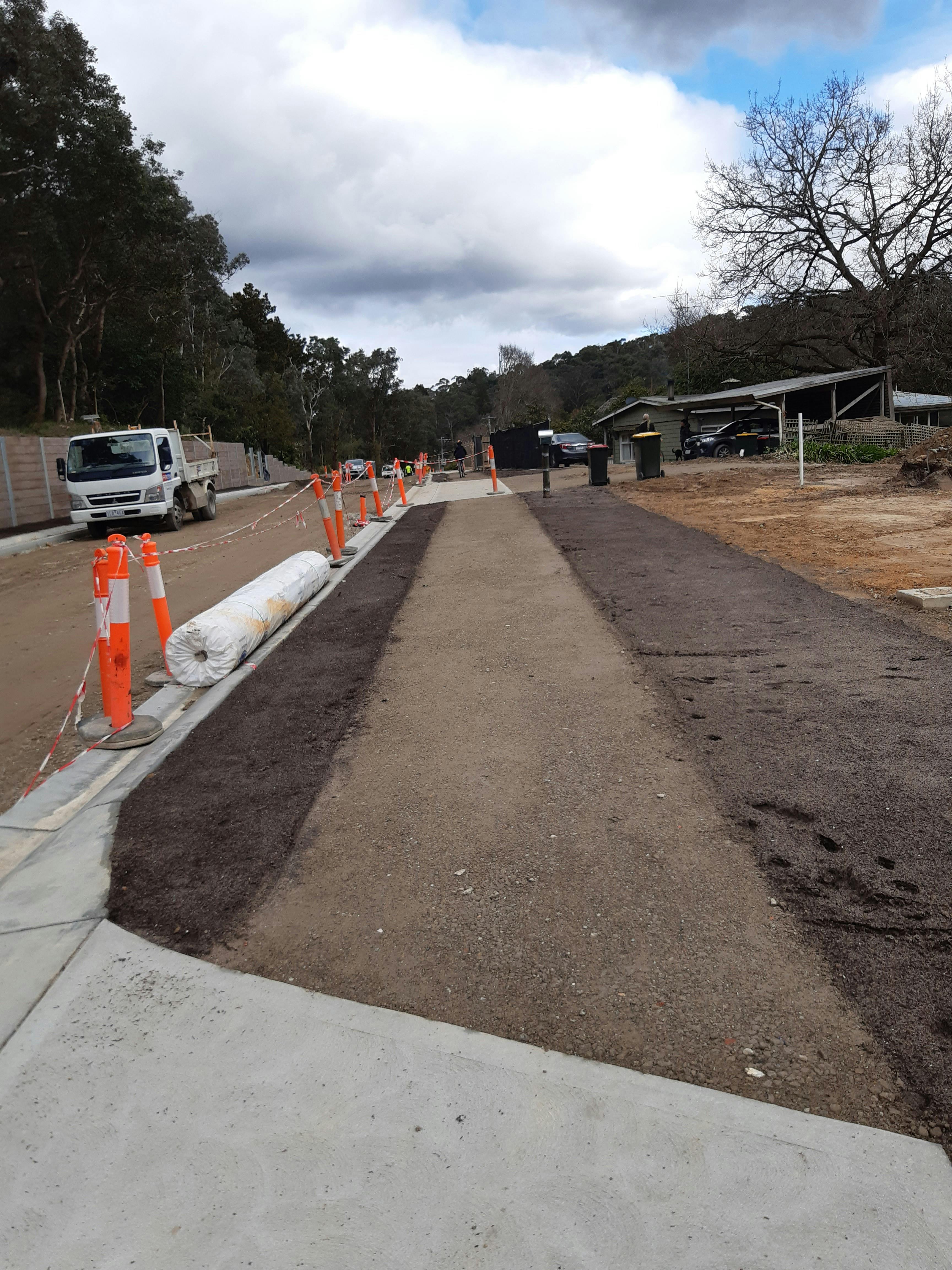 Progress photos | Jumping Creek Road Upgrade | Your Say Manningham