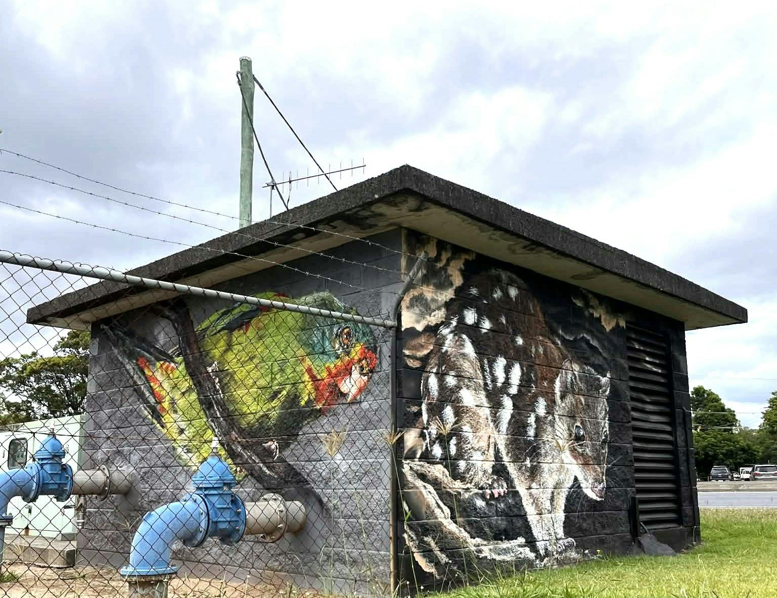 Corner of the pump station