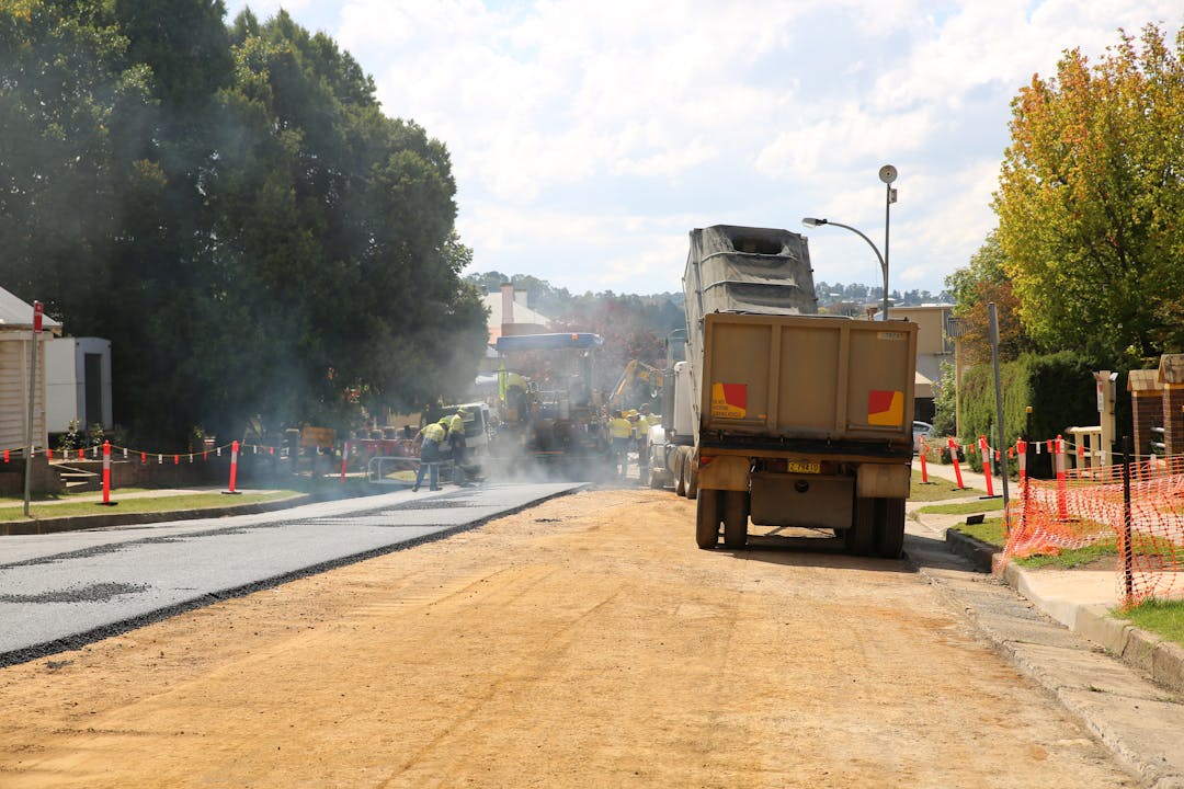 Council crews working on sealing roads