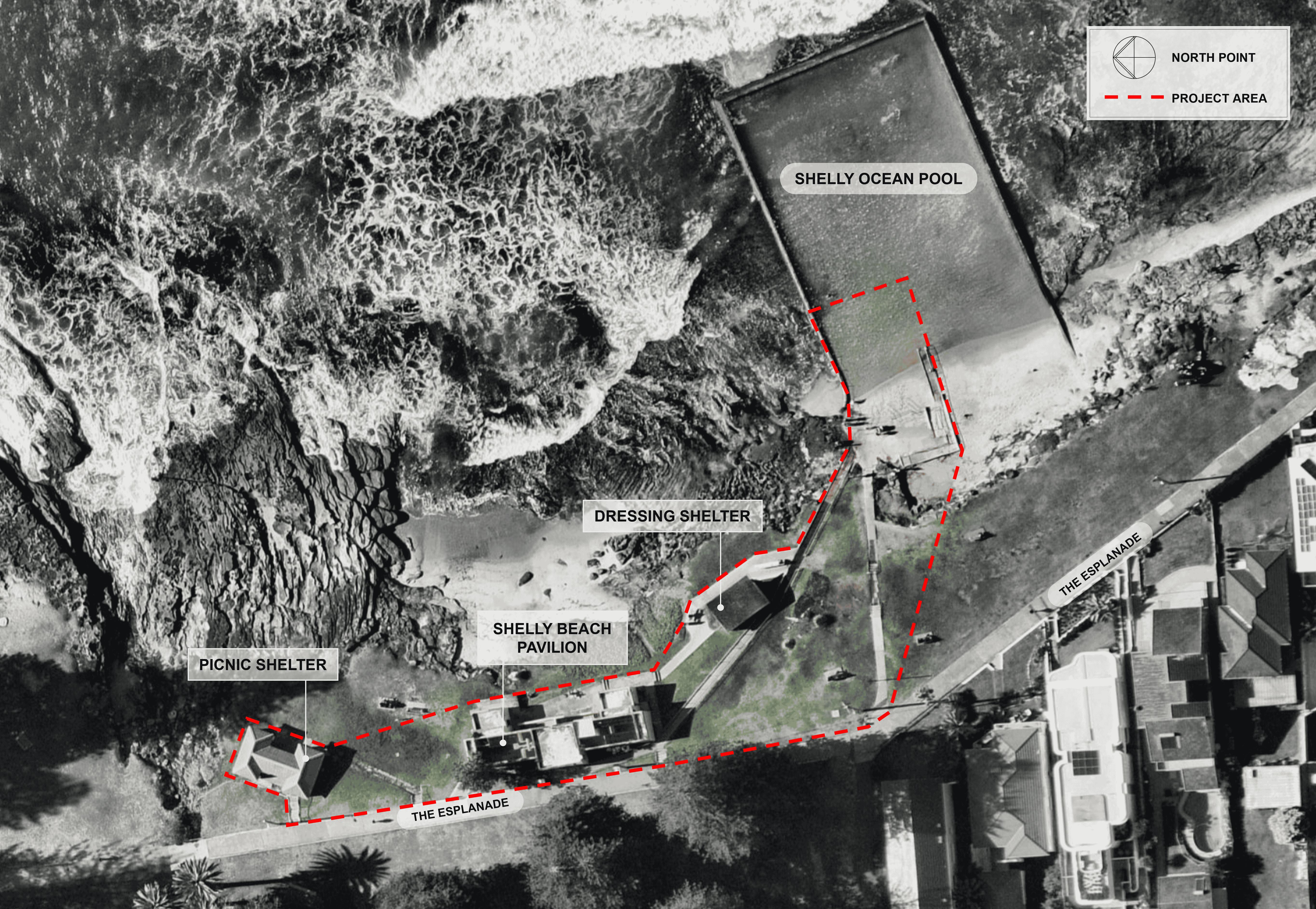 Shely Beach Project Scope Boundary