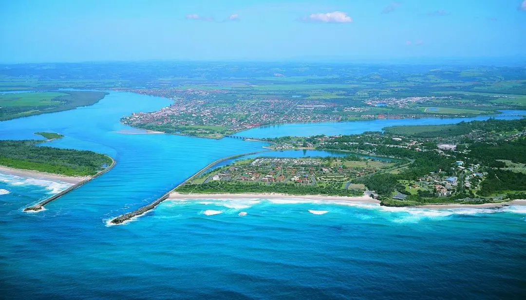 Arial image of Ballina Shire