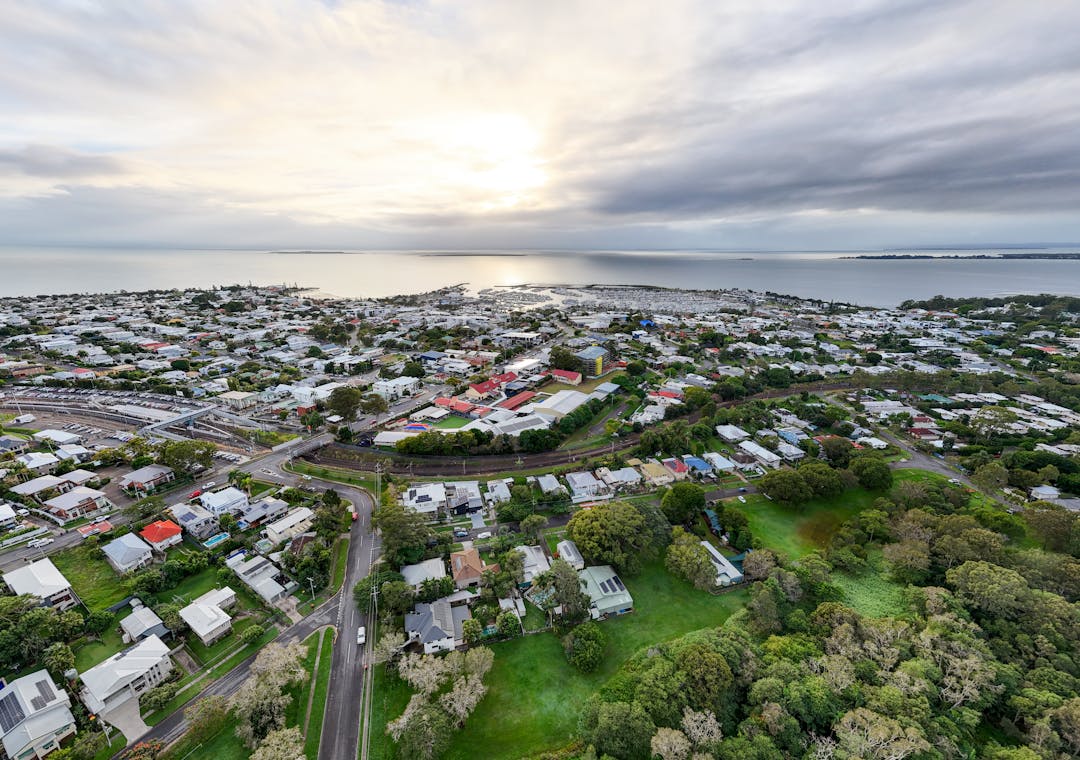 Birds-eye view of the project area 