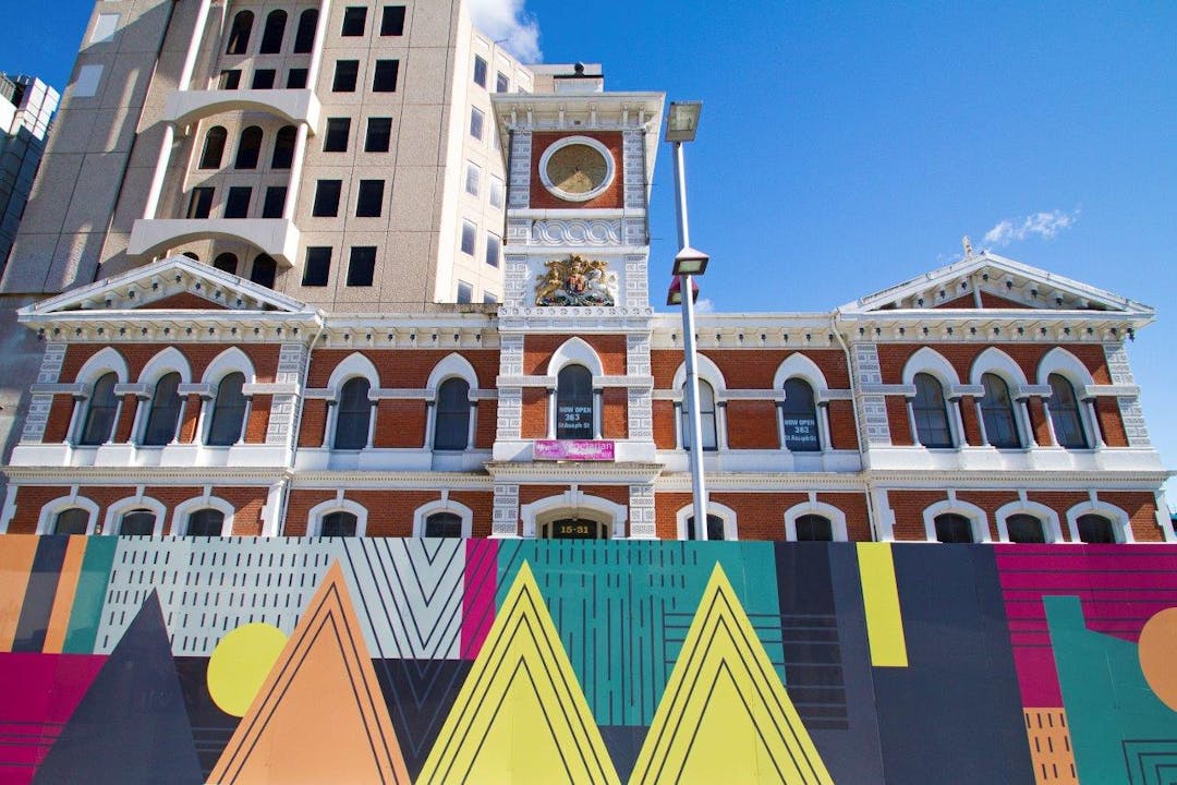 Image of buildings in Christchurch's Cathedral Square. Image of buildings in Christchurch's Cathedral Square.