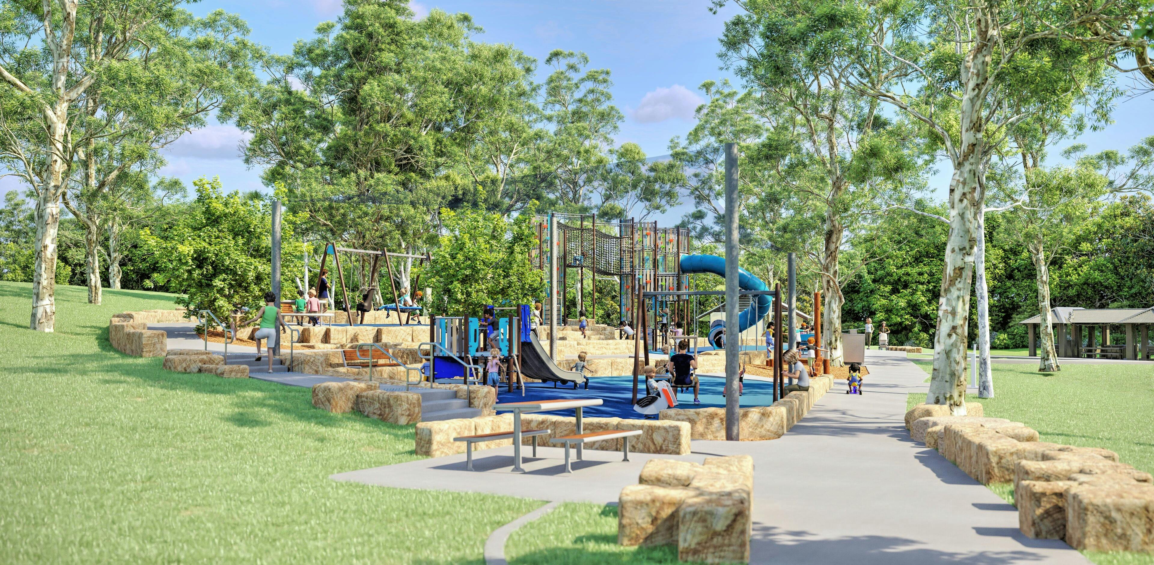 Gunnamatta Park Playground - concept design 