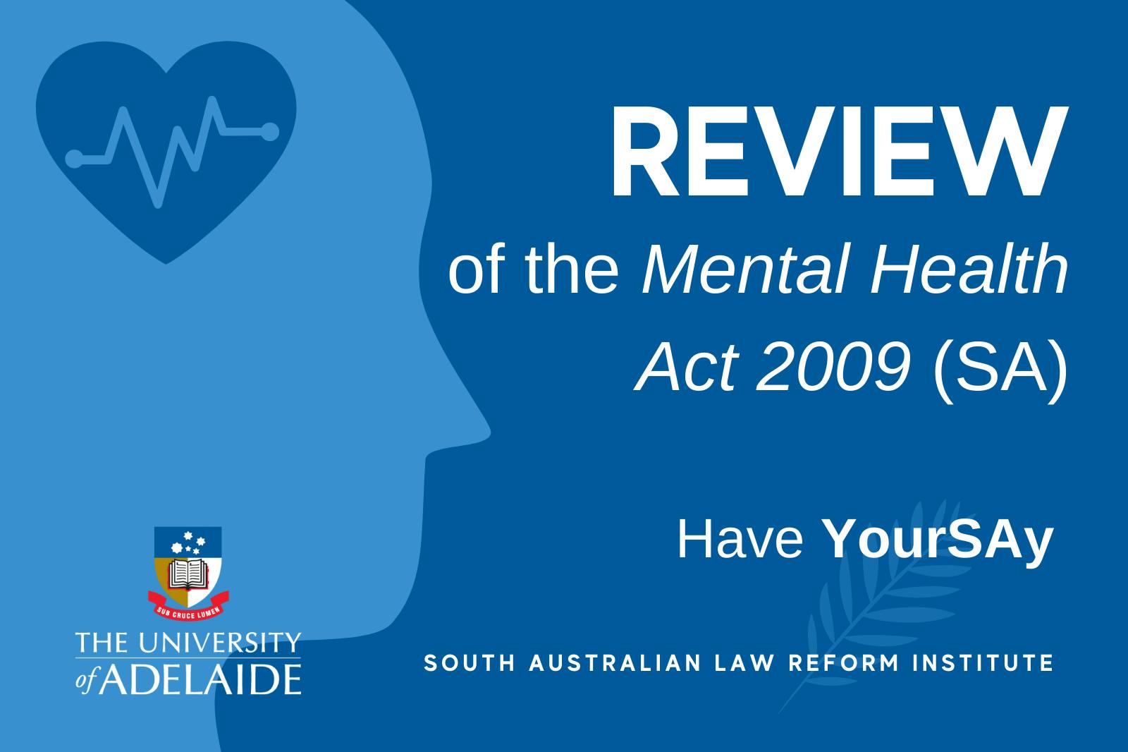 Review Of The Mental Health Act 2009 YourSAy