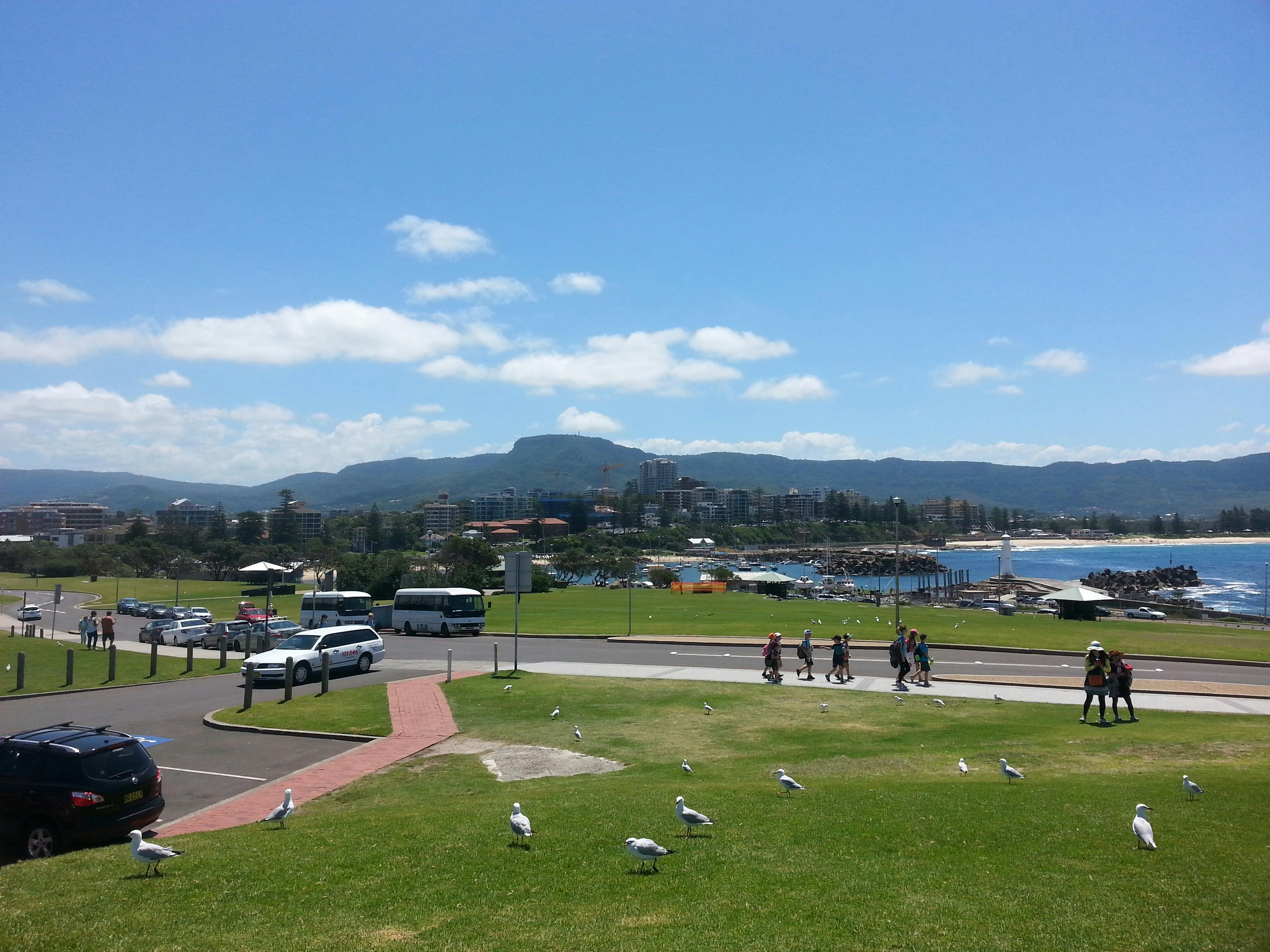 Views to Mt Keira from the lighthouse - click for more photos