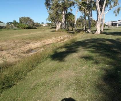 Existing creek reserve