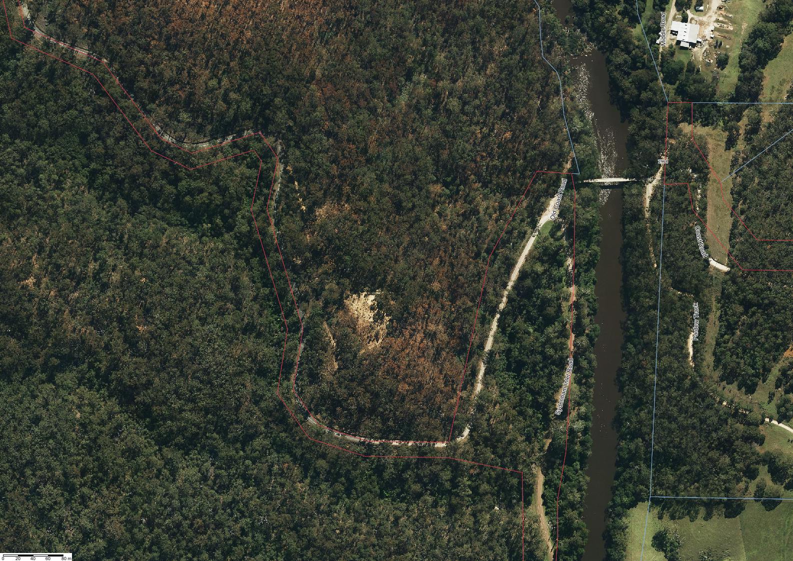 Sydenham Inlet Road Bemm River - aerial