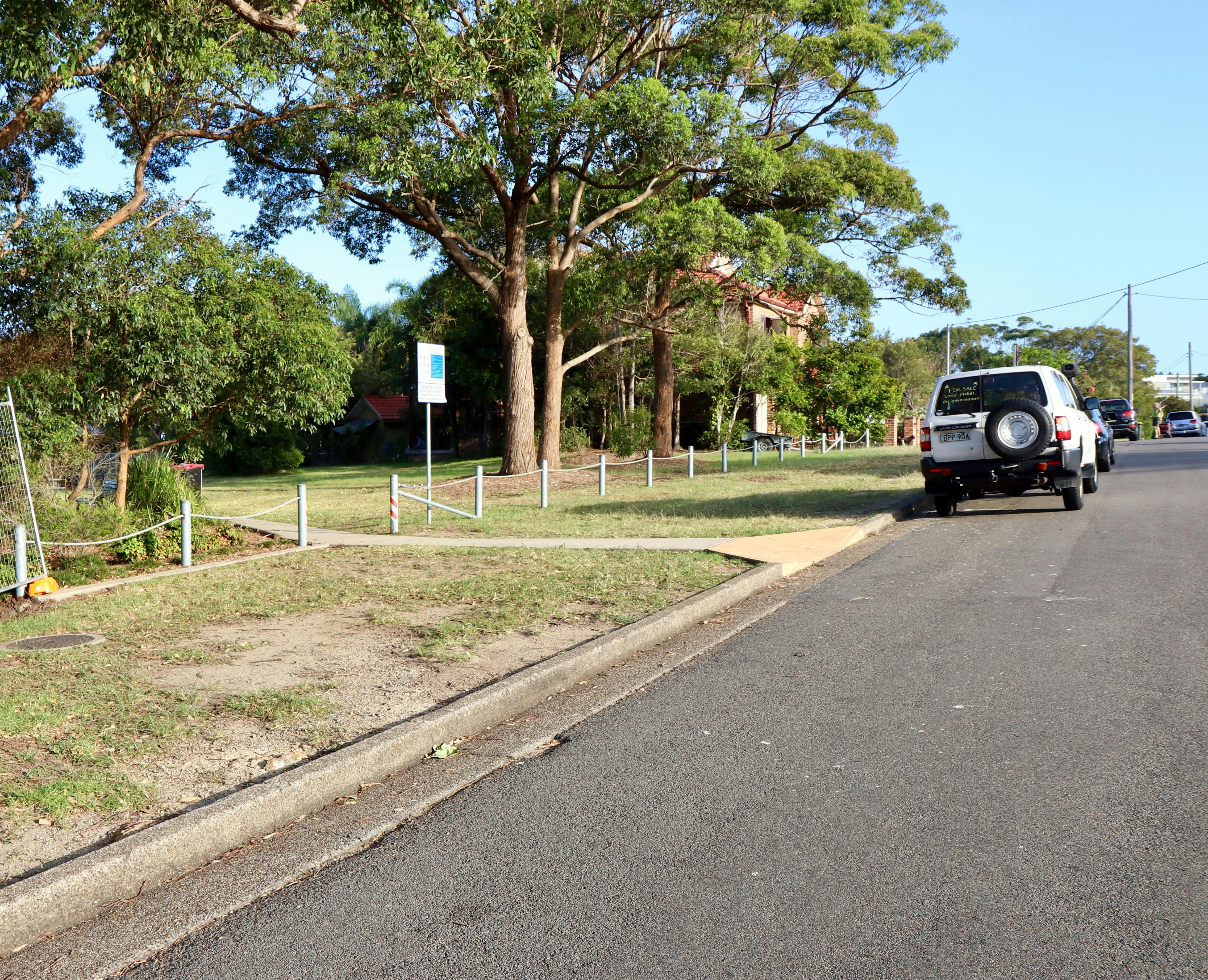 Proposed new stop site in front of Reay Park