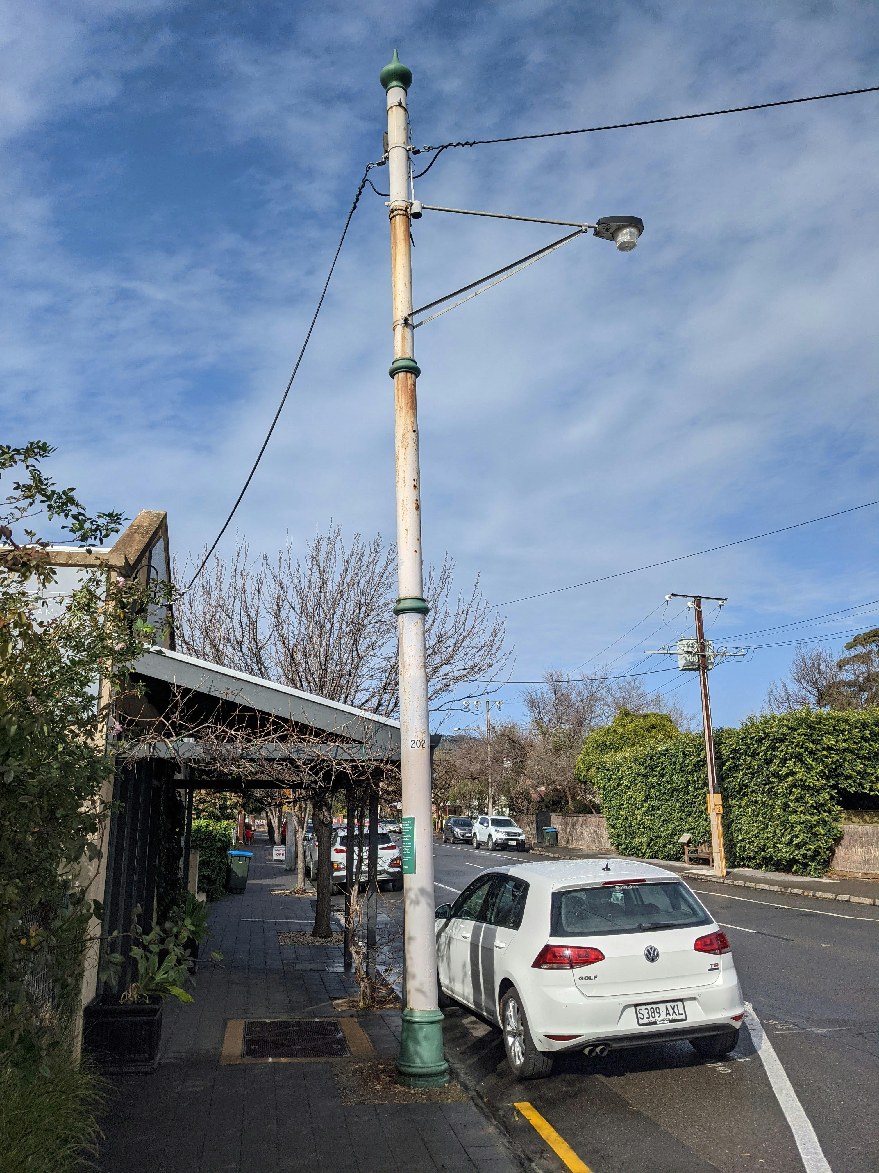 Tram Pole Original Location