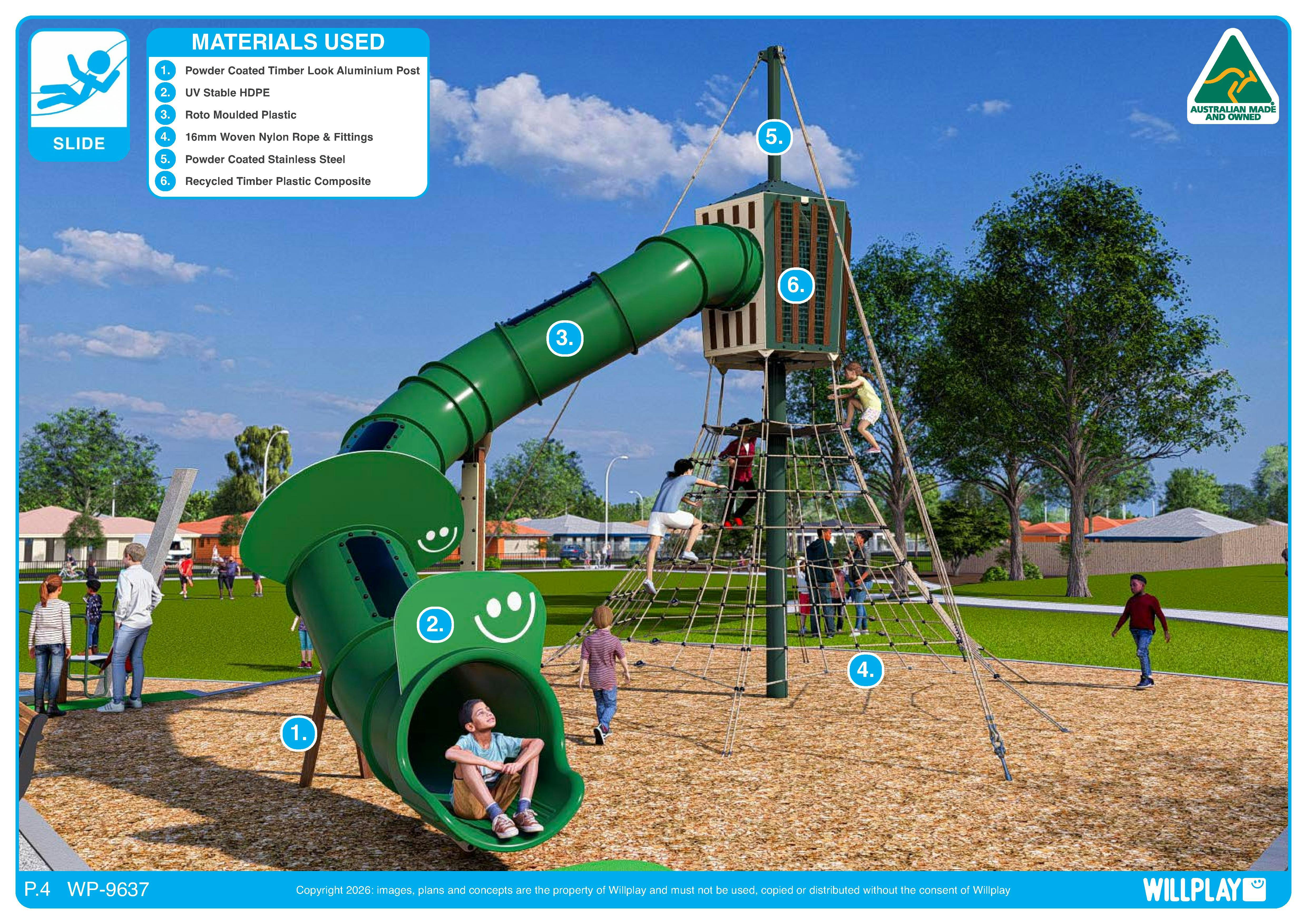 New Play Equipment for Byethorne Park - Giant Treehouse System with Slide.jpg