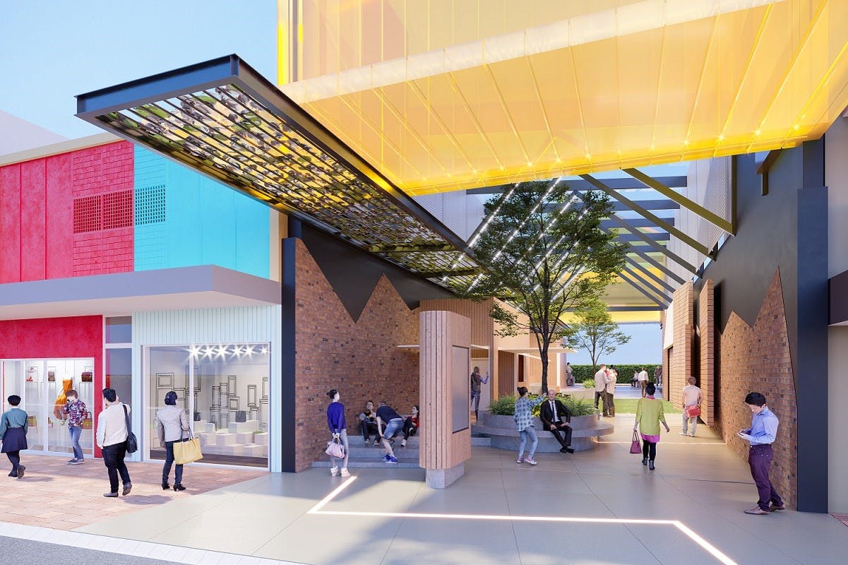 Margaret Street Laneway, view from Margaret Street (artist's impression)