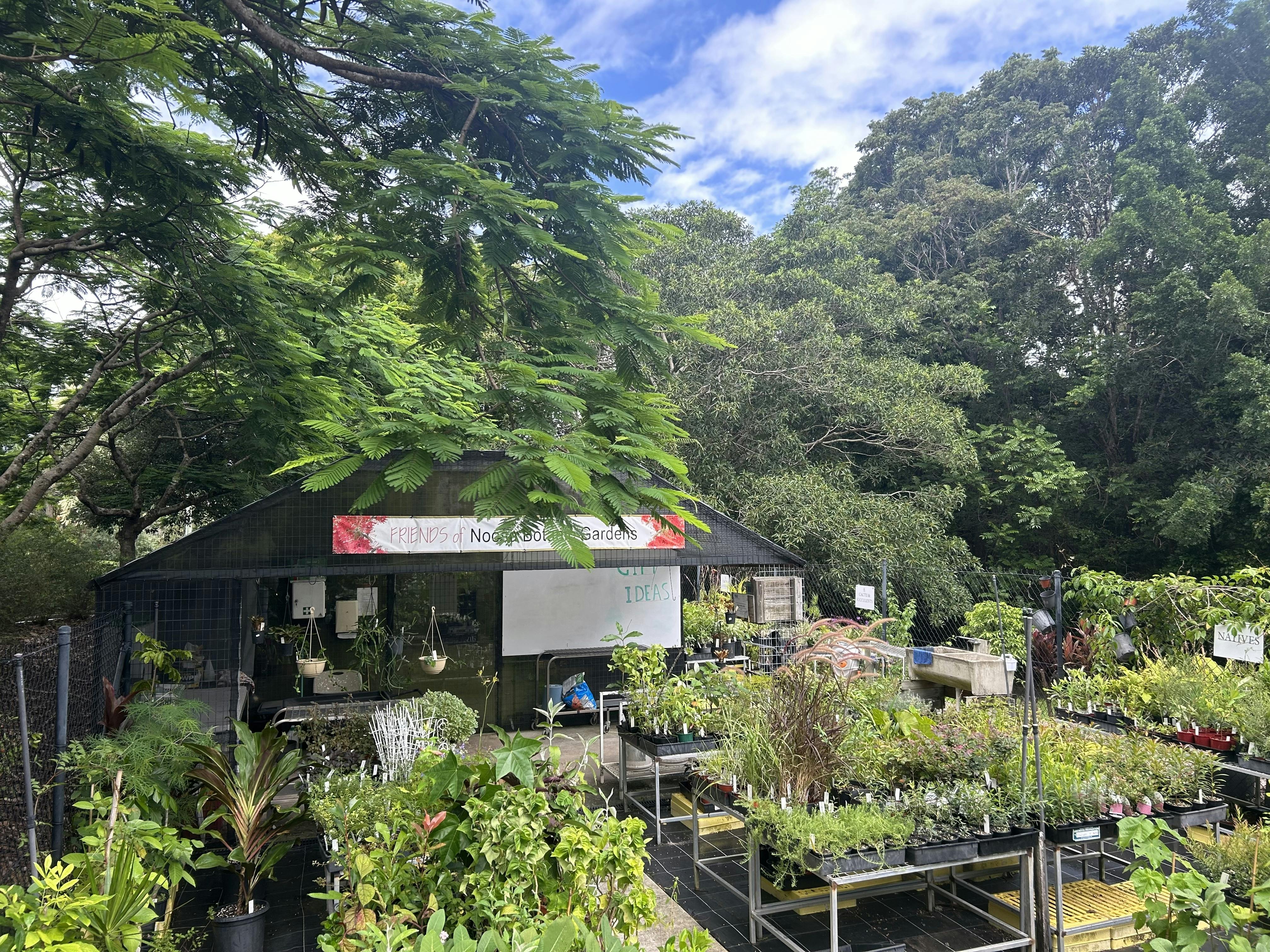 Image of the plant nursery at the Botanic Gardens