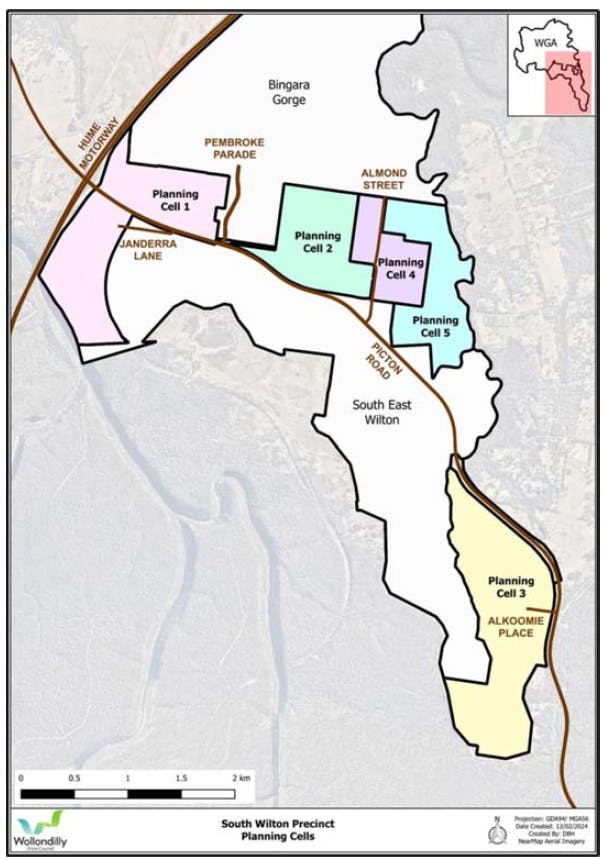 Draft South Wilton Precinct Planning Cells | Your Say Wollondilly