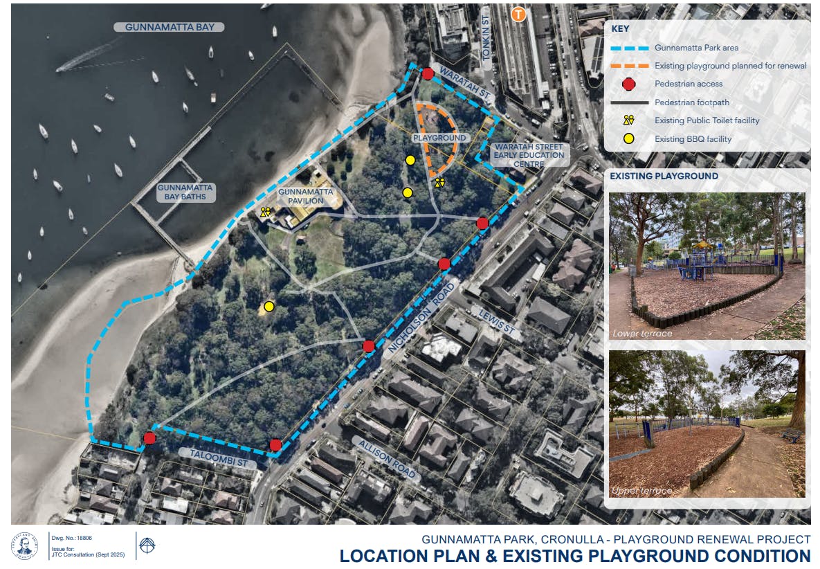 Gunnamatta Park Playground - Location map