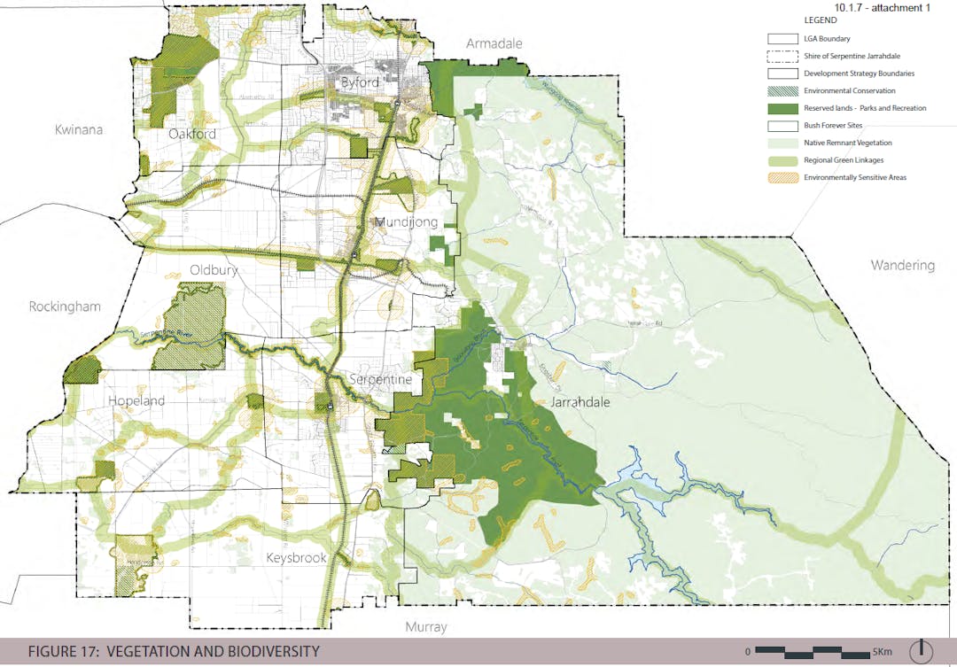 Areas which have important vegetation and biodiversity values that may have the potential for further conservation. 