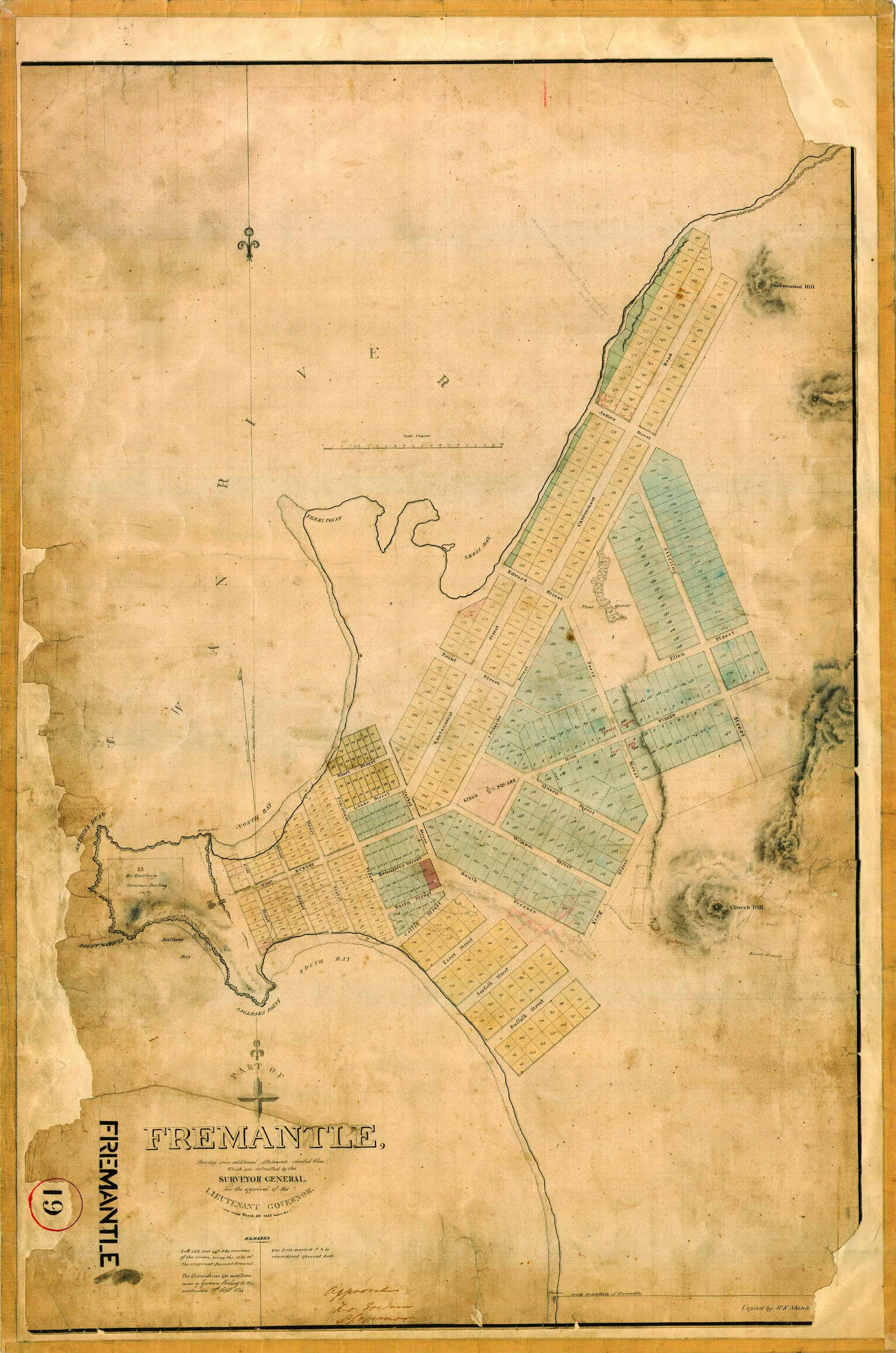 1833 Town Plan