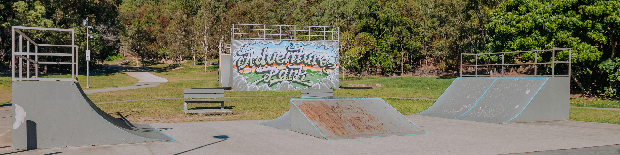 Current view of Upper Coomera Skate Park requiring upgrade